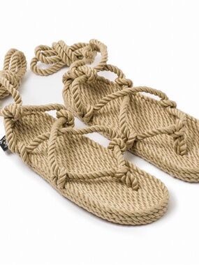 Nomadic State of Mind Romano Camel Rope Sandals – New Never Worn
